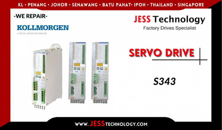 Repair KOLLMORGEN SERVO DRIVE S343 Malaysia, Singapore, Indonesia, Thailand