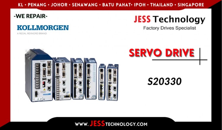 Repair KOLLMORGEN SERVO DRIVE S20330 Malaysia, Singapore, Indonesia, Thailand