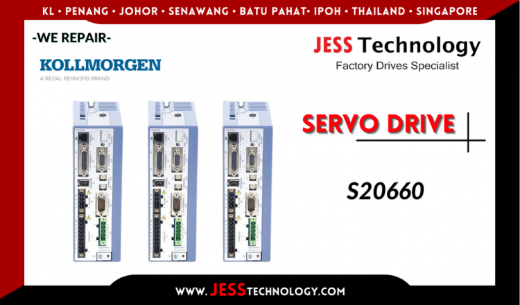 Repair KOLLMORGEN SERVO DRIVE S20660 Malaysia, Singapore, Indonesia, Thailand