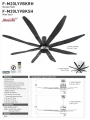 F-M20LYVBKRH-80 INCH CEILING FAN 