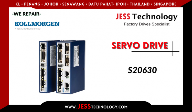 รับซ่อม KOLLMORGEN SERVO DRIVE S20630  ชลบุรี, ศรีราชา, ระยอง