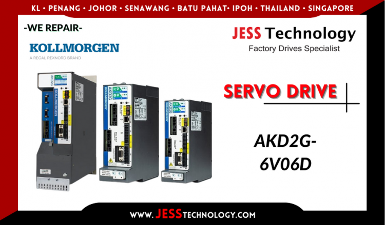 รับซ่อม KOLLMORGEN SERVO DRIVE AKD2G-6V06D   ชลบุรี, ศรีราชา, ระยอง