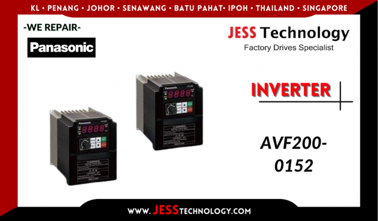 รับซ่อม  PANASONIC INVERTER AVF200-0152   ชลบุรี, ศรีราชา, ระยอง