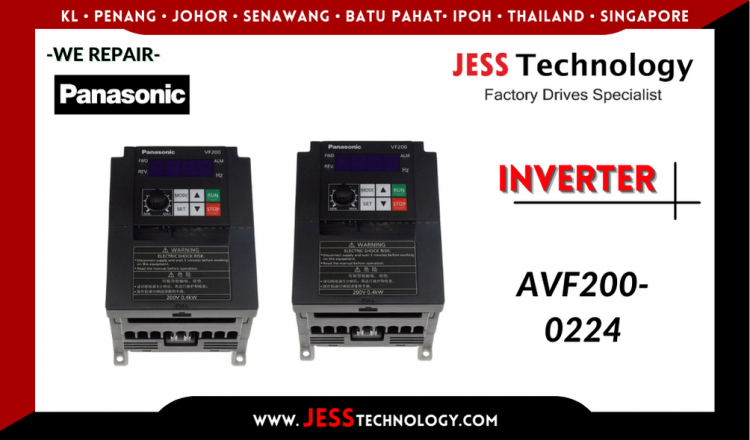 รับซ่อม PANASONIC INVERTER AVF200-0224 ชลบุรี, ศรีราชา, ระยอง