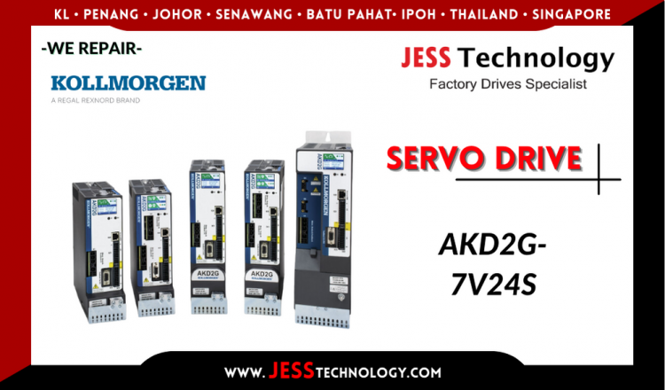 รับซ่อม  KOLLMORGEN SERVO DRIVE AKD2G-7V24S   ชลบุรี, ศรีราชา, ระยอง