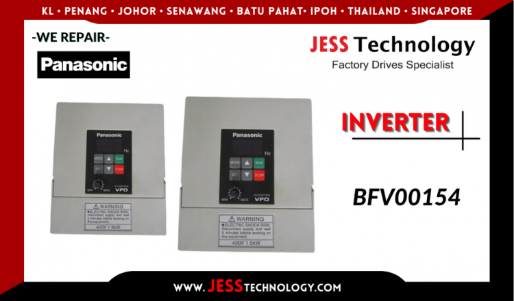 รับซ่อม PANASONIC INVERTER BFV00154  ชลบุรี, ศรีราชา, ระยอง