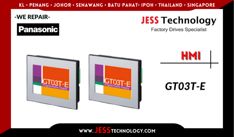 รับซ่อม   PANASONIC HMI GT03T-E   ชลบุรี, ศรีราชา, ระยอง