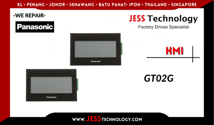 รับซ่อม  PANASONIC HMI GT02G   ชลบุรี, ศรีราชา, ระยอง