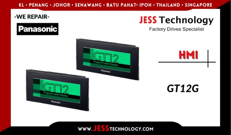 รับซ่อม  PANASONIC HMI GT12G  ชลบุรี, ศรีราชา, ระยอง