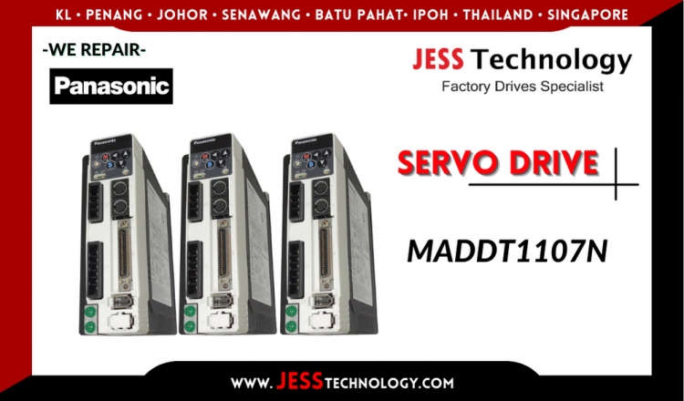 รับซ่อม  PANASONIC SERVO DRIVE MADDT1107N    ชลบุรี, ศรีราชา, ระยอง