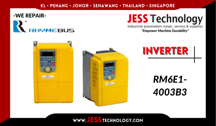 รับซ่อม  RHYMEBUS INVERTER RM6E1-4003B3  ชลบุรี, ศรีราชา, ระยอง