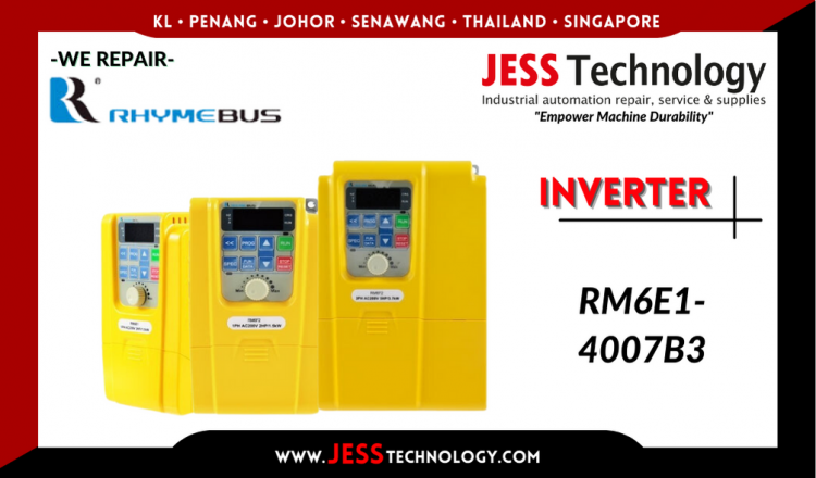 รับซ่อม  RHYMEBUS INVERTER RM6E1-4007B3   ชลบุรี, ศรีราชา, ระยอง