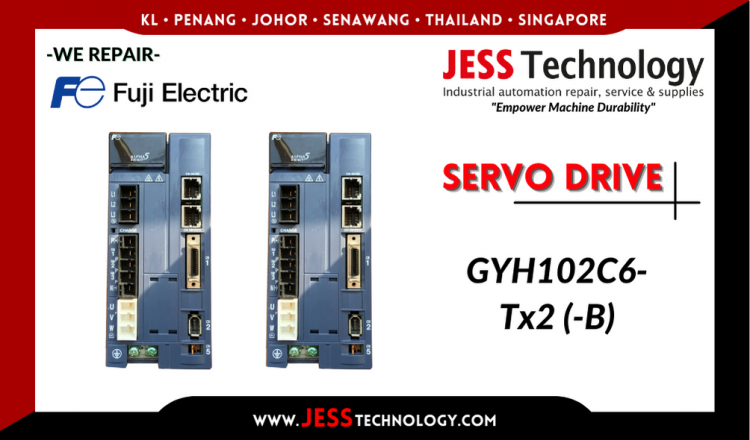 รับซ่อม  FUJI ELECTRIC SERVO DRIVE GYH102C6-Tx2 (-B)  ชลบุรี, ศรีราชา, ระยอง