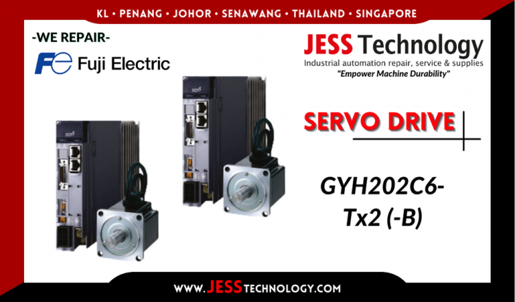 รับซ่อม  FUJI ELECTRIC SERVO DRIVE GYH202C6-Tx2 (-B)  ชลบุรี, ศรีราชา, ระยอง