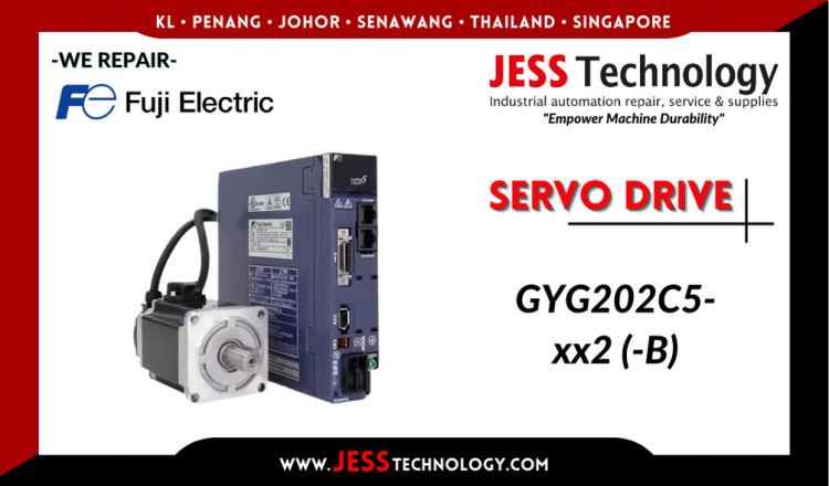 รับซ่อม  FUJI ELECTRIC SERVO DRIVE GYG202C5-xx2 (-B)  ชลบุรี, ศรีราชา, ระยอง