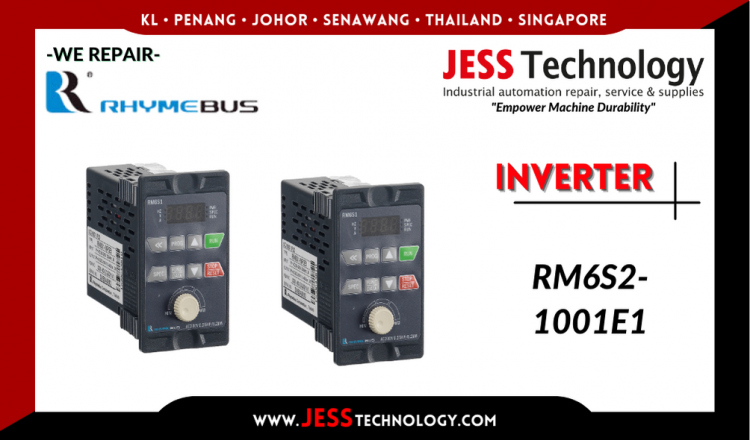 รับซ่อม  RHYMEBUS INVERTER RM6S2-1001E1  ชลบุรี, ศรีราชา, ระยอง