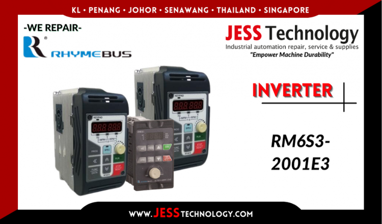 รับซ่อม  RHYMEBUS INVERTER RM6S3-2001E3  ชลบุรี, ศรีราชา, ระยอง