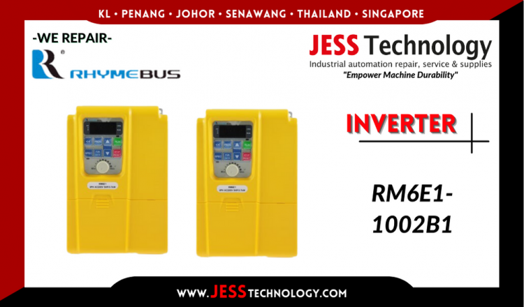 รับซ่อม   RHYMEBUS INVERTER RM6E1-1002B1   ชลบุรี, ศรีราชา, ระยอง