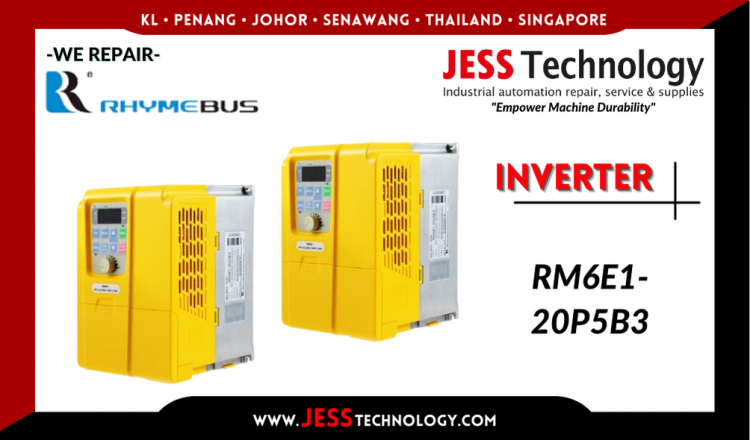 รับซ่อม  RHYMEBUS INVERTER RM6E1-20P5B3  ชลบุรี, ศรีราชา, ระยอง