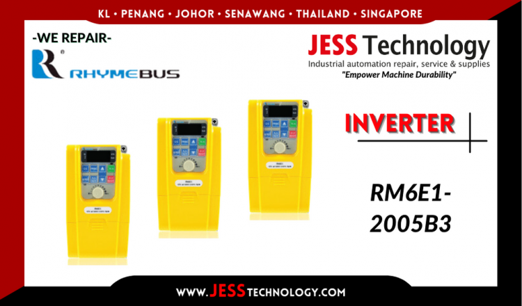 รับซ่อม  RHYMEBUS INVERTER RM6E1-2005B3  ชลบุรี, ศรีราชา, ระยอง