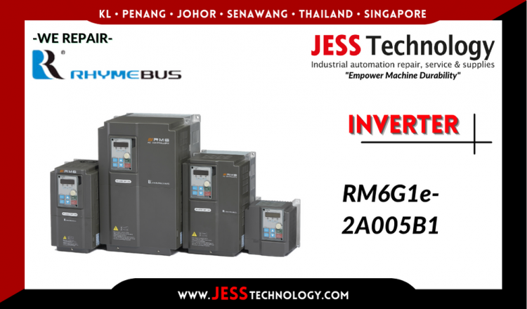 รับซ่อม   RHYMEBUS INVERTER RM6G1e-2A005B1  ชลบุรี, ศรีราชา, ระยอง