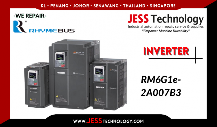 รับซ่อม   RHYMEBUS INVERTER RM6G1e-2A007B3  ชลบุรี, ศรีราชา, ระยอง