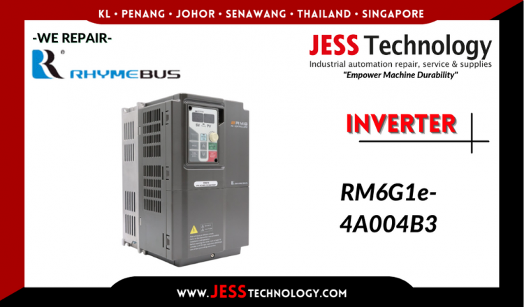 รับซ่อม  RHYMEBUS INVERTER RM6G1e-4A004B3   ชลบุรี, ศรีราชา, ระยอง