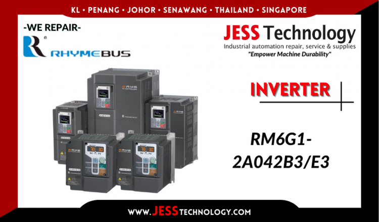 รับซ่อม  RHYMEBUS INVERTER RM6G1-2A042B3/E3  ชลบุรี, ศรีราชา, ระยอง