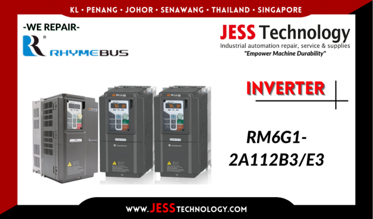 รับซ่อม  RHYMEBUS INVERTER RM6G1-2A112B3/E3  ชลบุรี, ศรีราชา, ระยอง