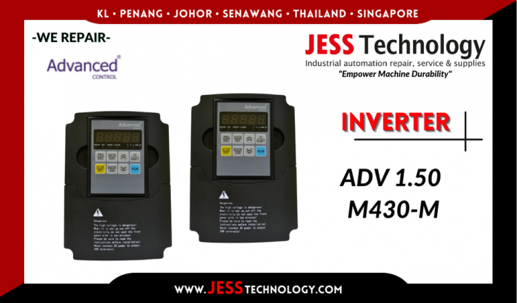 รับซ่อม  ADVANCED CONTROL INVERTER ADV 1.50 M430-M   ชลบุรี, ศรีราชา, ระยอง