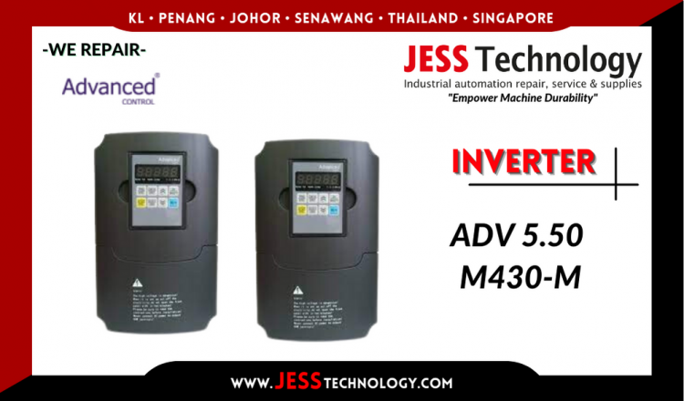 รับซ่อม   ADVANCED CONTROL INVERTER ADV 5.50 M430-M  ชลบุรี, ศรีราชา, ระยอง