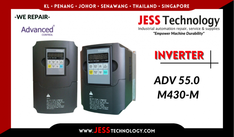 รับซ่อม   ADVANCED CONTROL INVERTER ADV 55.0 M430-M  ชลบุรี, ศรีราชา, ระยอง