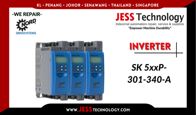 รับซ่อม  NORD DRIVESYSTEMS INVERTER SK 5xxP-301-340-A  ชลบุรี, ศรีราชา, ระยอง