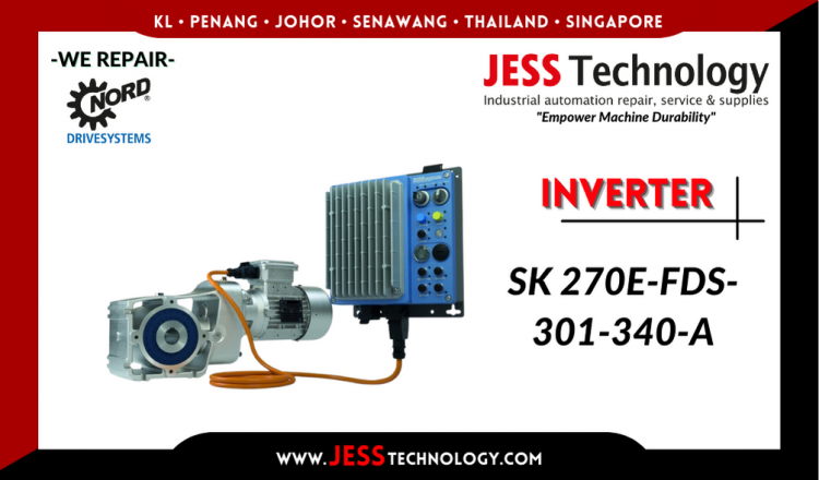 รับซ่อม  NORD DRIVESYSTEMS INVERTER SK 270E-FDS-301-340-A  ชลบุรี, ศรีราชา, ระยอง