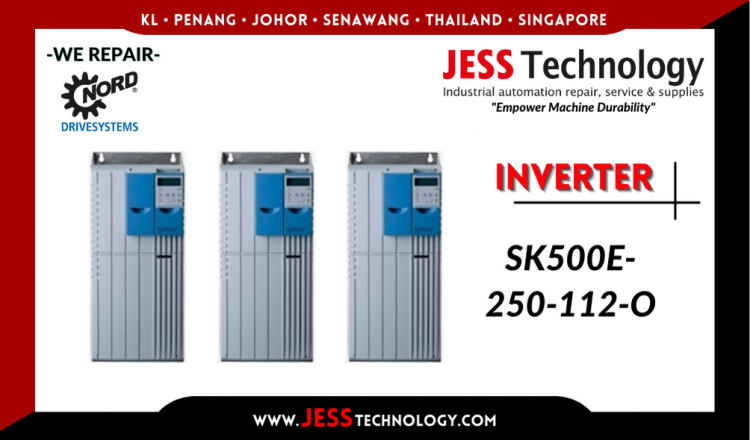 รับซ่อม  NORD DRIVESYSTEMS INVERTER SK500E-250-112-O  ชลบุรี, ศรีราชา, ระยอง