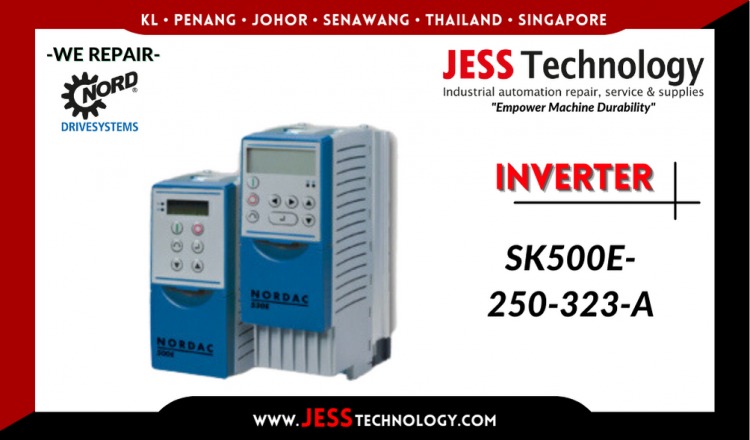 รับซ่อม  NORD DRIVESYSTEMS INVERTER SK500E-250-323-A  ชลบุรี, ศรีราชา, ระยอง