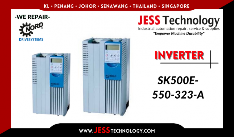 รับซ่อม  NORD DRIVESYSTEMS INVERTER SK500E-550-323-A  ชลบุรี, ศรีราชา, ระยอง