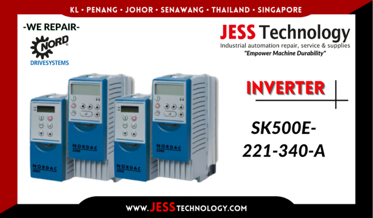 รับซ่อม  NORD DRIVESYSTEMS INVERTER SK500E-221-340-A  ชลบุรี, ศรีราชา, ระยอง