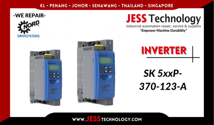 รับซ่อม  NORD DRIVESYSTEMS INVERTER SK 5xxP-370-123-A  ชลบุรี, ศรีราชา, ระยอง