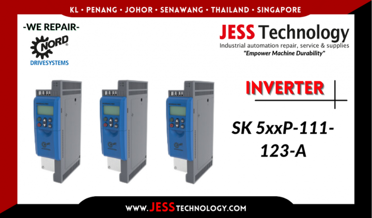 รับซ่อม  NORD DRIVESYSTEMS INVERTER SK 5xxP-111-123-A   ชลบุรี, ศรีราชา, ระยอง