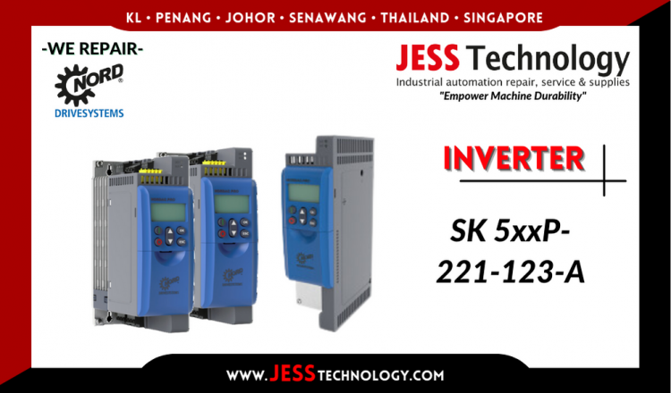 รับซ่อม     NORD DRIVESYSTEMS INVERTER SK 5xxP-221-123-A   ชลบุรี, ศรีราชา, ระยอง