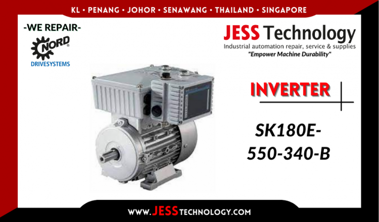 รับซ่อม   NORD DRIVESYSTEMS INVERTER SK180E-550-340-B  ชลบุรี, ศรีราชา, ระยอง