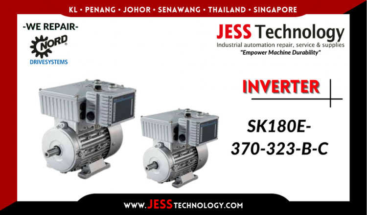 รับซ่อม   NORD DRIVESYSTEMS INVERTER SK180E-370-323-B-C  ชลบุรี, ศรีราชา, ระยอง