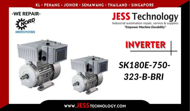 รับซ่อม  NORD DRIVESYSTEMS INVERTER SK180E-750-323-B-BRI  ชลบุรี, ศรีราชา, ระยอง