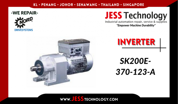 รับซ่อม   NORD DRIVESYSTEMS INVERTER SK200E-370-123-A   ชลบุรี, ศรีราชา, ระยอง