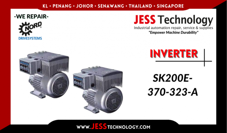 รับซ่อม    NORD DRIVESYSTEMS INVERTER SK200E-370-323-A    ชลบุรี, ศรีราชา, ระยอง