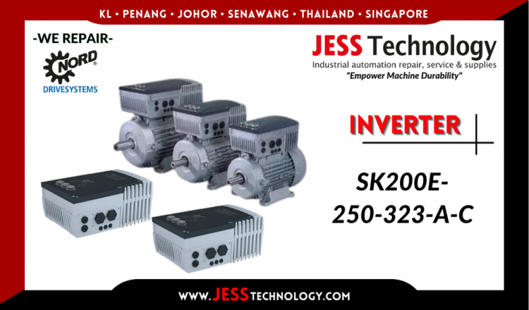 รับซ่อม    NORD DRIVESYSTEMS INVERTER SK200E-250-323-A-C   ชลบุรี, ศรีราชา, ระยอง