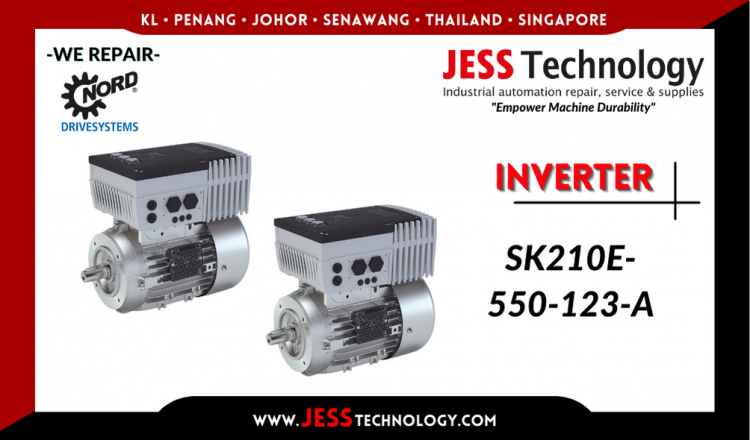 รับซ่อม   NORD DRIVESYSTEMS INVERTER SK210E-550-123-A   ชลบุรี, ศรีราชา, ระยอง