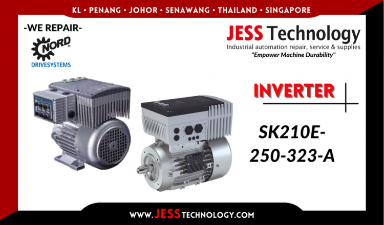 รับซ่อม   NORD DRIVESYSTEMS INVERTER SK210E-250-323-A  ชลบุรี, ศรีราชา, ระยอง