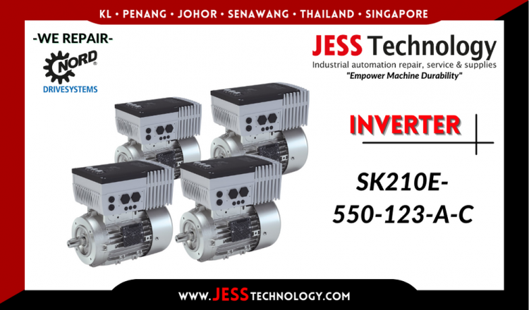 รับซ่อม    NORD DRIVESYSTEMS INVERTER SK210E-550-123-A-C   ชลบุรี, ศรีราชา, ระยอง